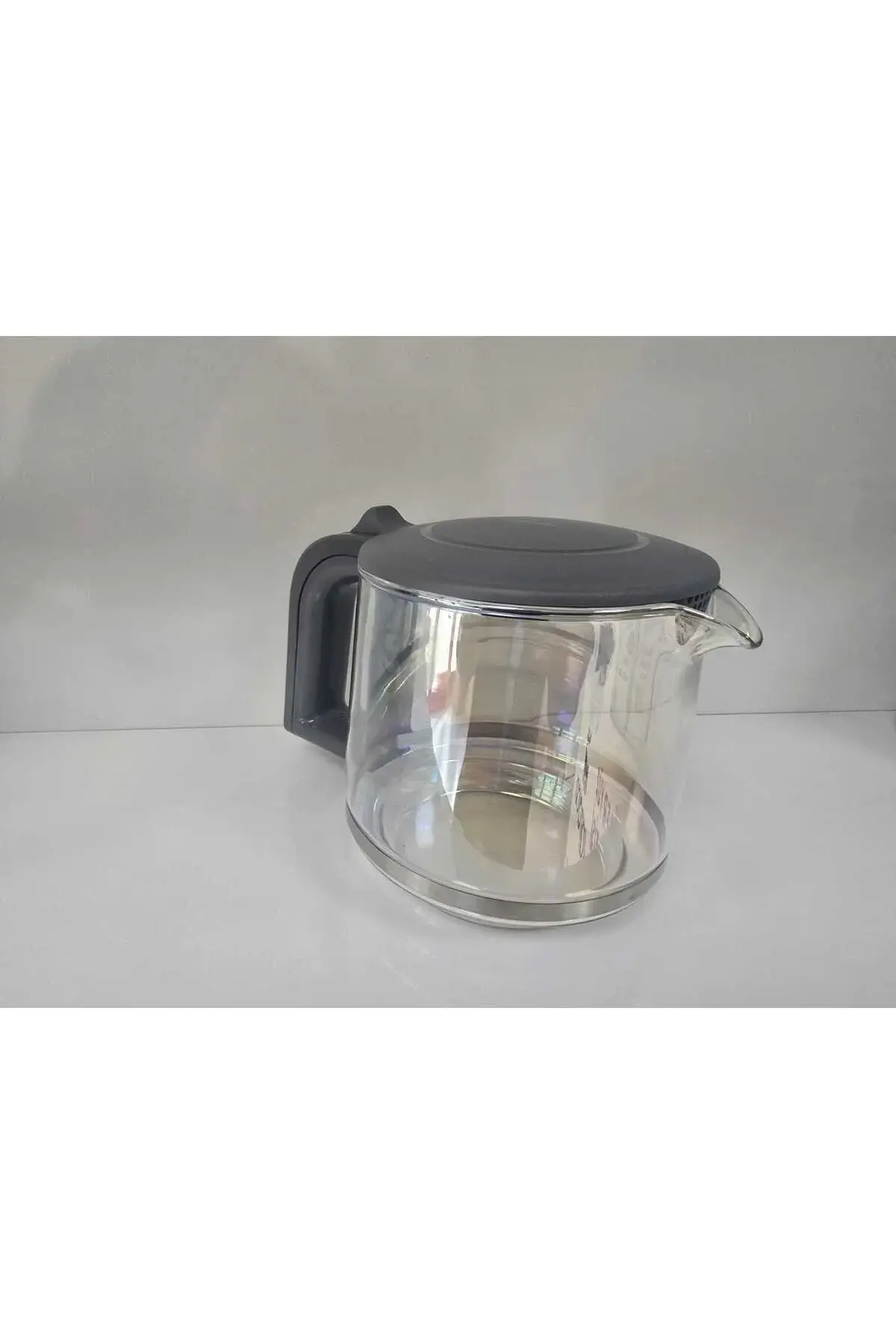 KARACA ÇAY MAKİNESİ GRİ SAPLI LÜSTERLİ CAM DEMLİK -EV ALETLERİ DOSTU-ORJİNAL YEDEK PARÇA