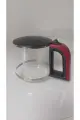 KARACA GLASS TEA XL 2 in 1 CAM ÇAY MAKİNESİ -MAT KIRMIZI SAPLI CAM DEMLİK-ORJİNAL-EV ALETLERİ DOSTU