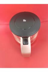 GLASS TEA XL ÇAY MAKİNESİ -ROSEGOLD- SAPLI CAM DEMLİK EV ALETLERİ DOSTU  YEDEK PARÇA