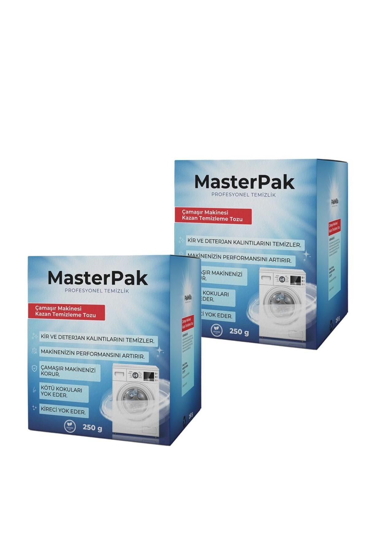 Masterpak Çamaşır Makinesi Kazan Temizleme Kireç Sökücü Tozu 2 Li 250 Gr.