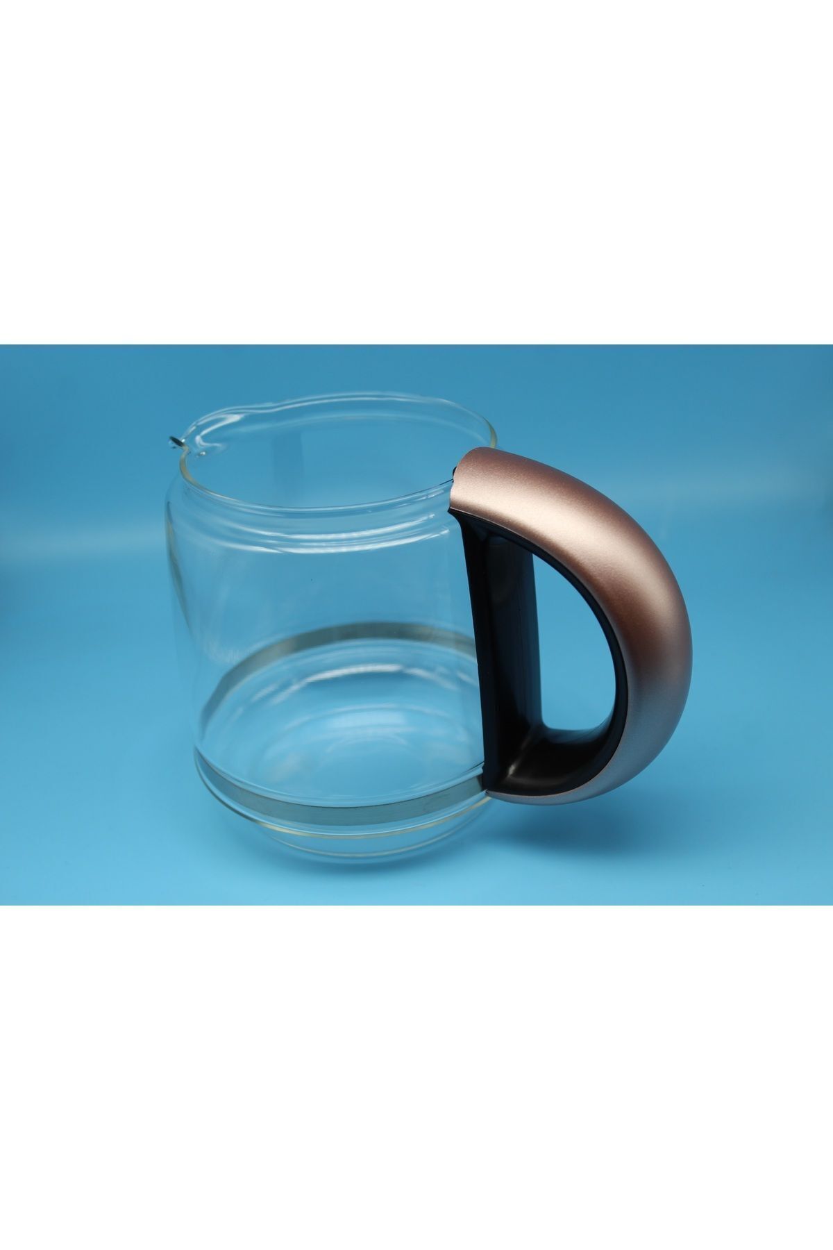 CAM DEMLİK ROSEGOLD SAPLI (KAPAKSIZ) EV ALETLERİ DOSTU YEDEK PARÇA