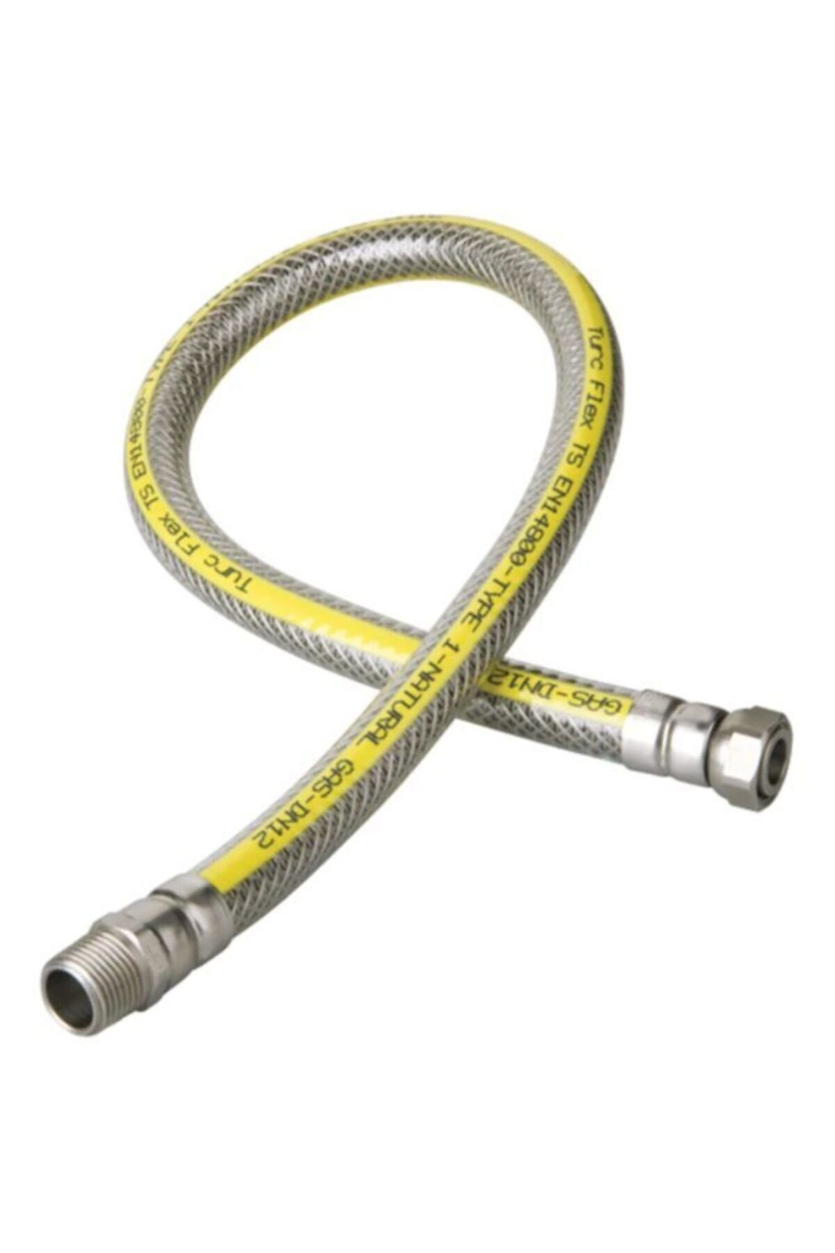 Doğalgaz Ocak Fırın Flexi Ocak Hortumu 125cm 1/2 - 1/2