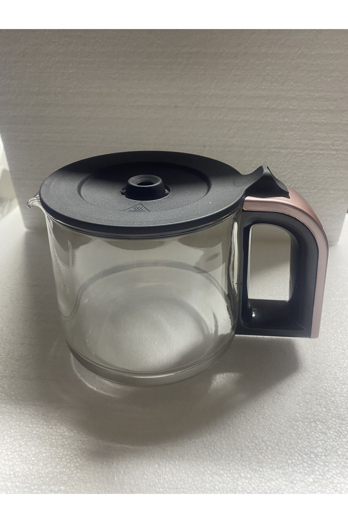 KARACA Çaysever Robotea Cam Demlik Rosegold