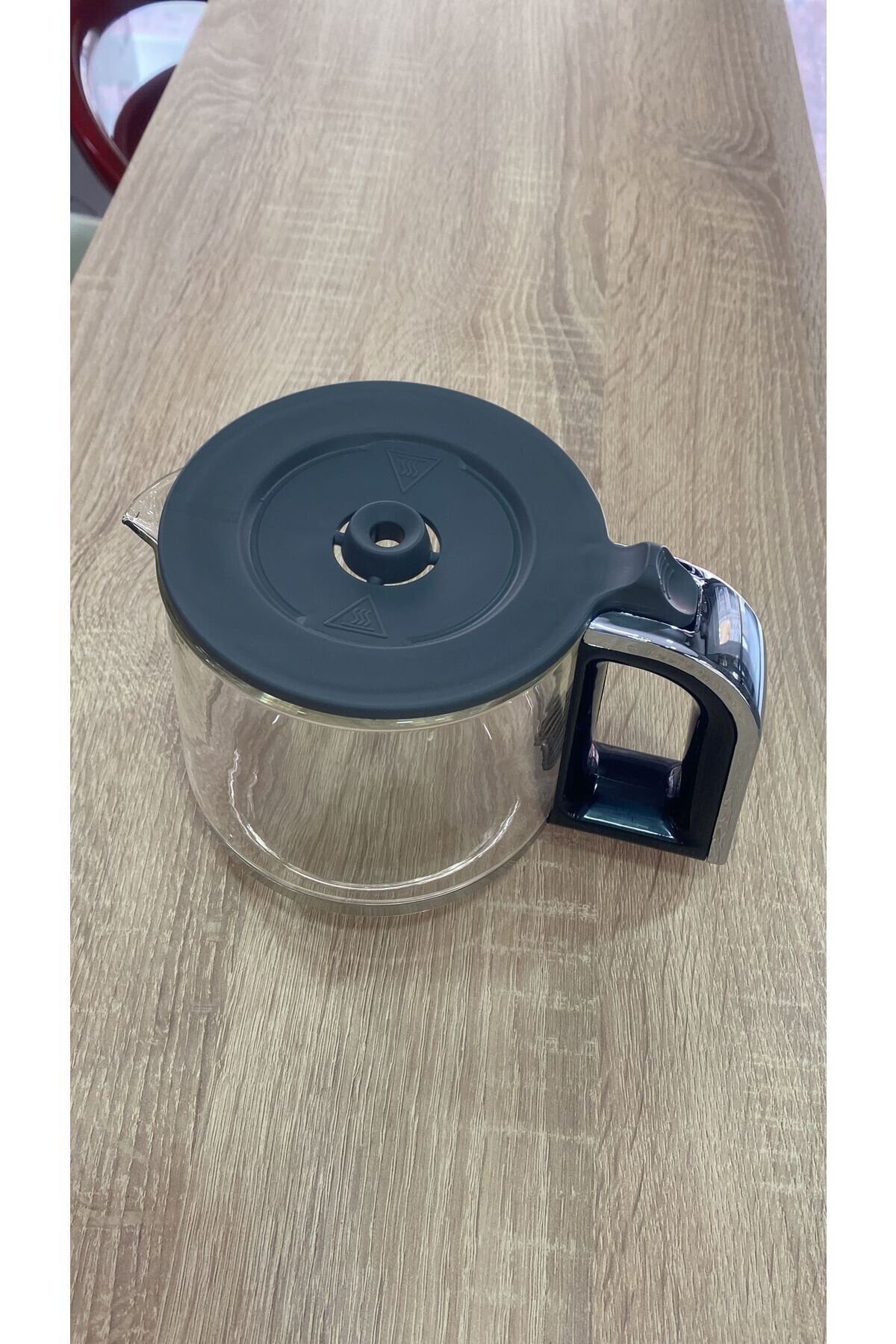 KARACA ÇAYSEVER ROBOTEA CHROME SAPLI CAM DEMLİK