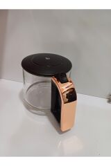 KARACA ÇAYSEVER VE DEMFİT BAKIR SAPLI CAM DEMLİK